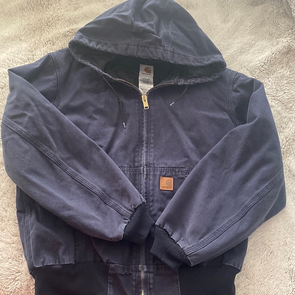 Navy blue carhartt Jacket